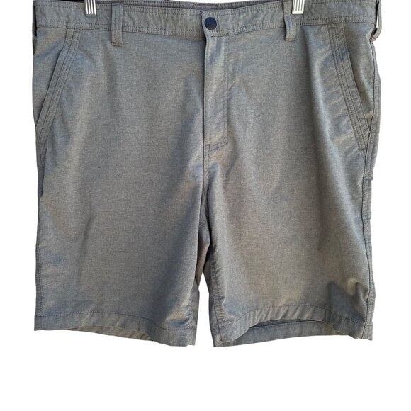 G.H. Bass & Co Mens Gray Casual Outdoor Durable Lightweight Flat Front Shorts 40 - Picture 1 of 10